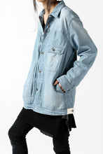 画像をギャラリービューアに読み込む, ISAMU KATAYAMA BACKLASH LOOSEY JEAN JACKET / COTTON LINEN DENIM (INDIGO)