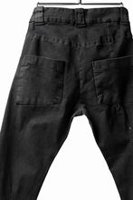 画像をギャラリービューアに読み込む, thomkrom OVER LOCKED SKINNY TROUSERS /  HYPER STRETCH DENIM (BLACK)