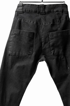 画像をギャラリービューアに読み込む, thomkrom OVER LOCKED SKINNY TROUSERS /  HYPER STRETCH DENIM (BLACK)