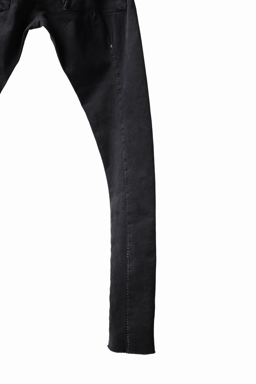 画像をギャラリービューアに読み込む, thomkrom OVER LOCKED SKINNY TROUSERS /  HYPER STRETCH DENIM (BLACK)