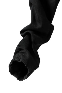 Load image into Gallery viewer, BORIS BIDJAN SABERI LOW CROTCH PANTS / RESIN DYED "P28.4-F1603K" (BLACK)