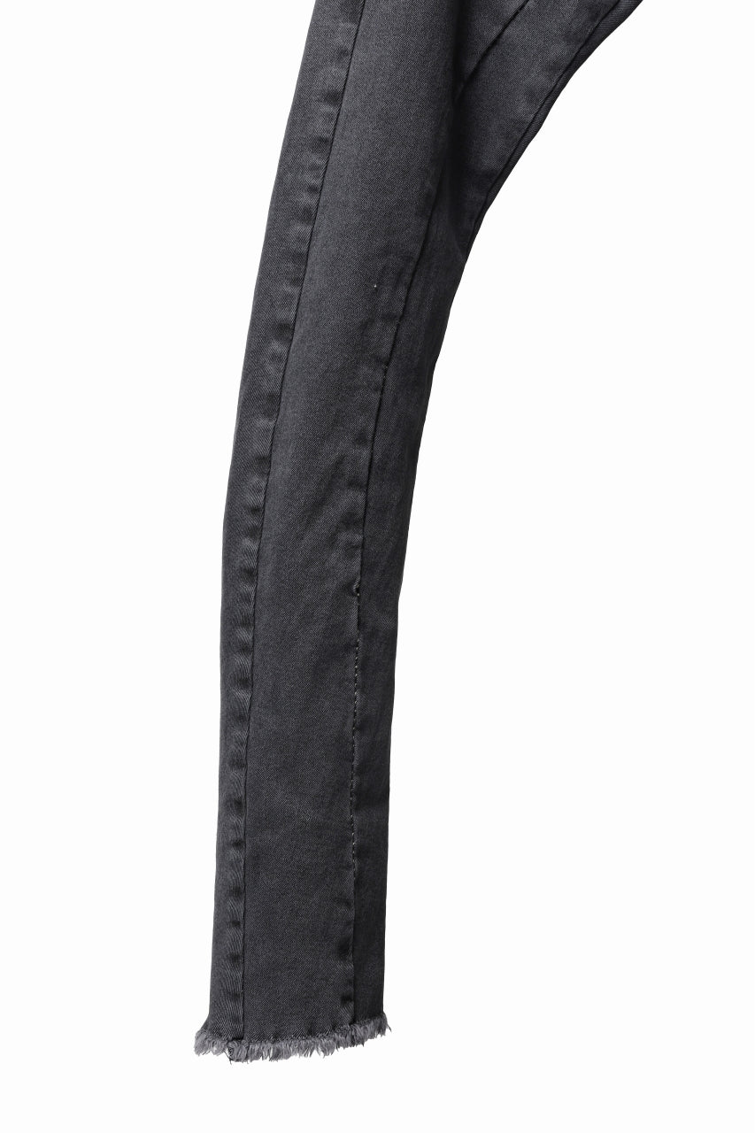画像をギャラリービューアに読み込む, thomkrom OVER LOCKED SKINNY TROUSERS /  FADE STRETCH DENIM (LIGHT GREY)