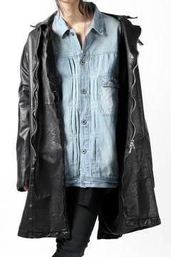 画像をギャラリービューアに読み込む, ISAMU KATAYAMA BACKLASH LOOSEY JEAN JACKET / COTTON LINEN DENIM (INDIGO)