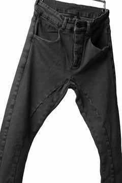 画像をギャラリービューアに読み込む, thomkrom OVER LOCKED SKINNY TROUSERS /  FADE STRETCH DENIM (LIGHT GREY)