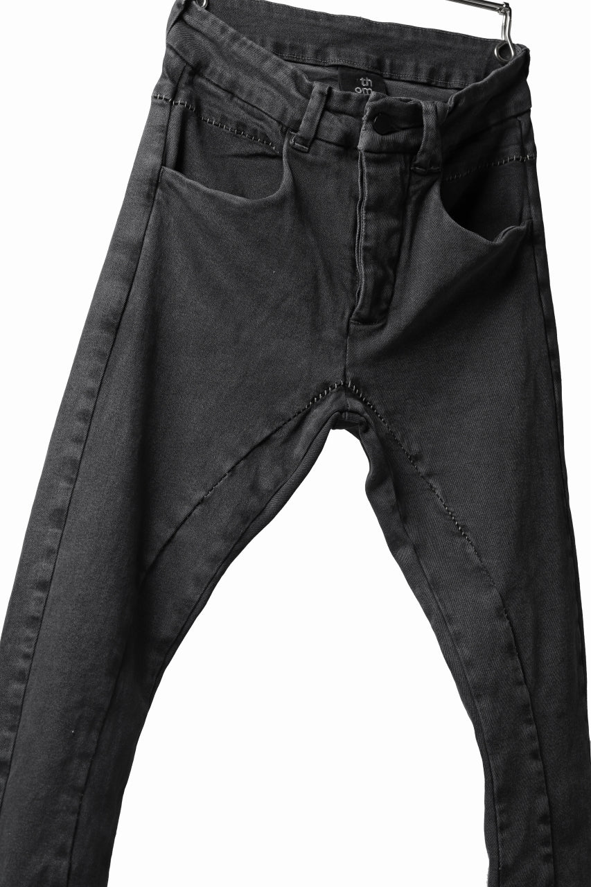 画像をギャラリービューアに読み込む, thomkrom OVER LOCKED SKINNY TROUSERS /  FADE STRETCH DENIM (LIGHT GREY)