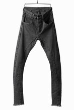 画像をギャラリービューアに読み込む, thomkrom OVER LOCKED SKINNY TROUSERS /  FADE STRETCH DENIM (LIGHT GREY)