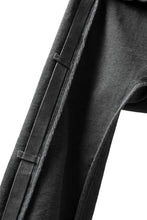 Load image into Gallery viewer, BORIS BIDJAN SABERI LOW CROTCH PANTS / RESIN DYED "P28.4-F1603K" (BLACK)