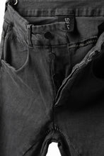 画像をギャラリービューアに読み込む, thomkrom OVER LOCKED SKINNY TROUSERS /  FADE STRETCH DENIM (LIGHT GREY)