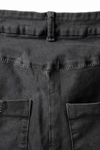 画像をギャラリービューアに読み込む, thomkrom OVER LOCKED SKINNY TROUSERS /  FADE STRETCH DENIM (LIGHT GREY)