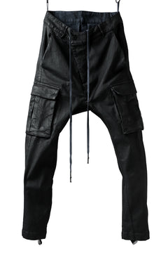 画像をギャラリービューアに読み込む, 11 BY BORIS BIDJAN SABERI CARGO POCKET PANTS / PIGMENT DYED "P21B-F-1481" (DARK BLUE)