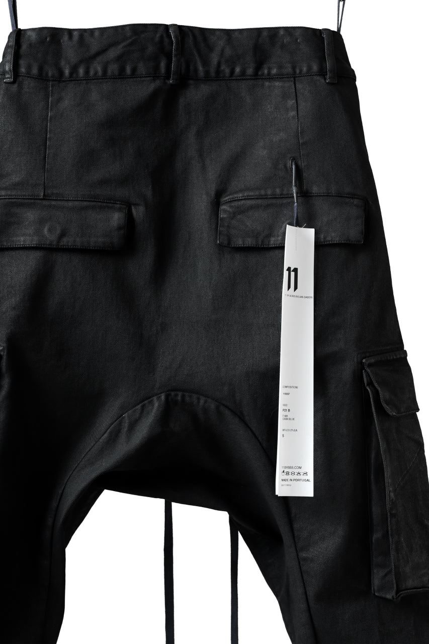 画像をギャラリービューアに読み込む, 11 BY BORIS BIDJAN SABERI CARGO POCKET PANTS / PIGMENT DYED "P21B-F-1481" (DARK BLUE)