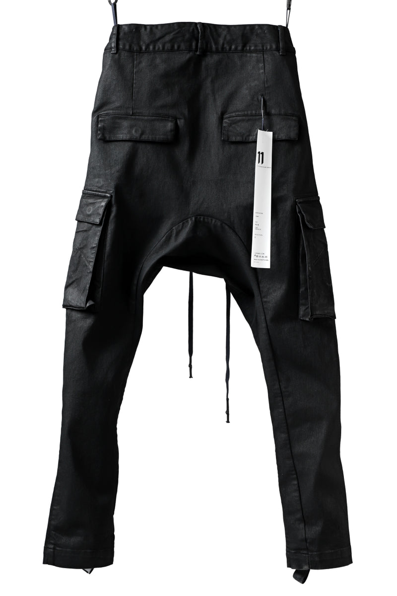 11 BY BORIS BIDJAN SABERI CARGO POCKET PANTS / PIGMENT DYED