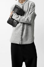 画像をギャラリービューアに読み込む, ierib MINIMAL SHIRT / COMPRESSED PILE KNIT (GREY)