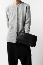 画像をギャラリービューアに読み込む, ierib MINIMAL SHIRT / COMPRESSED PILE KNIT (GREY)