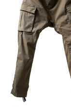 Load image into Gallery viewer, 11 BY BORIS BIDJAN SABERI CARGO POCKET PANTS / OBJECT DYED "P21B-F-1482" (MUD GREY)