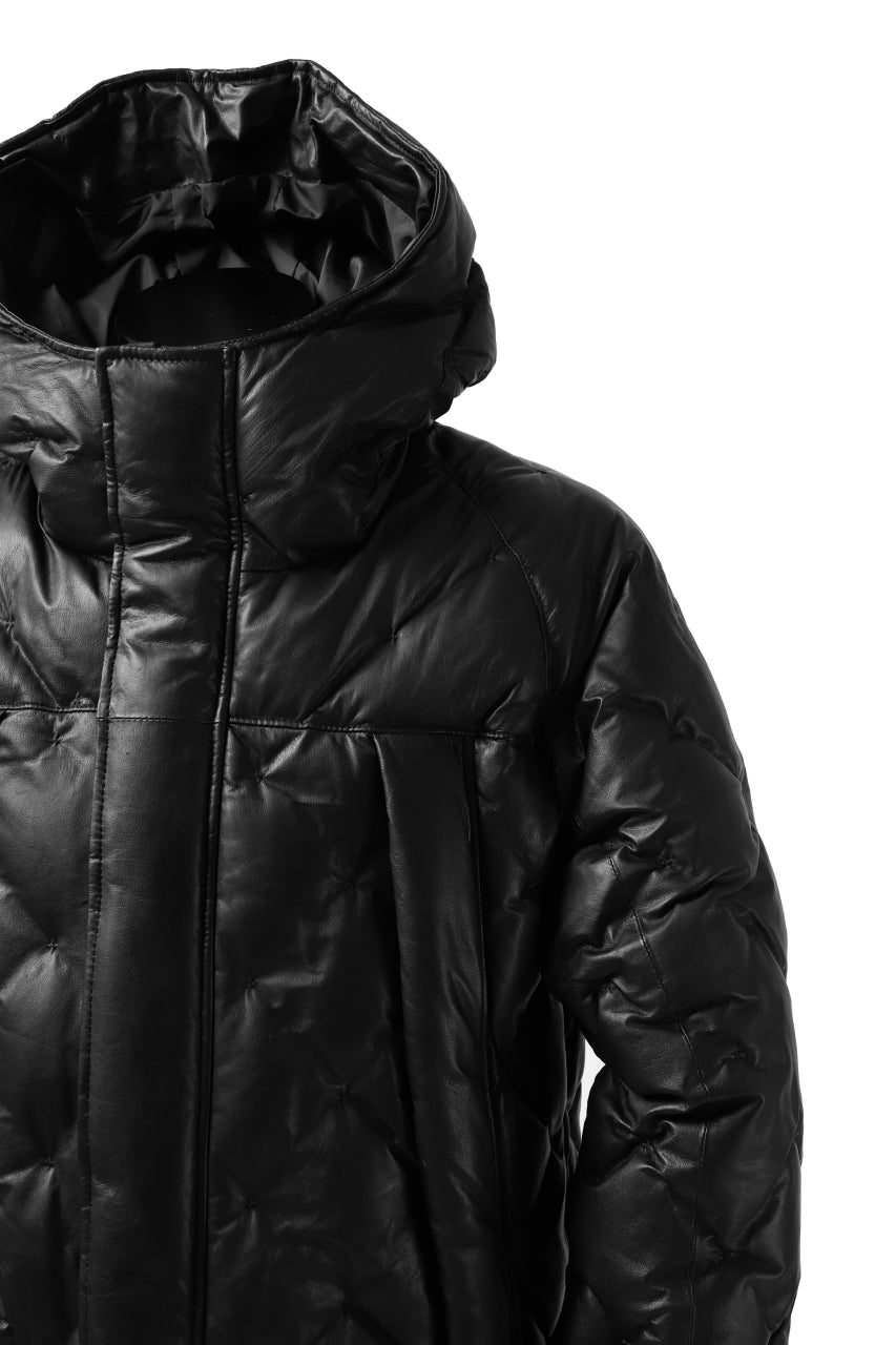 画像をギャラリービューアに読み込む, ISAMU KATAYAMA BACKLASH HOODED DOWN MOUNTAIN JACKET / KANGAROO + POLISH WHITE GOOSE (BLACK)