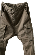 Load image into Gallery viewer, 11 BY BORIS BIDJAN SABERI CARGO POCKET PANTS / OBJECT DYED "P21B-F-1482" (MUD GREY)