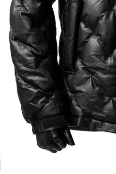 画像をギャラリービューアに読み込む, ISAMU KATAYAMA BACKLASH HOODED DOWN MOUNTAIN JACKET / KANGAROO + POLISH WHITE GOOSE (BLACK)