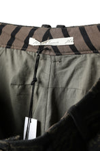 画像をギャラリービューアに読み込む, Aleksandr Manamis Loose Cropped Pant  / Jacquard (BLACK BROWN)