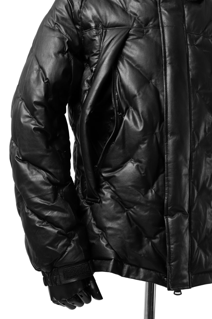 画像をギャラリービューアに読み込む, ISAMU KATAYAMA BACKLASH HOODED DOWN MOUNTAIN JACKET / KANGAROO + POLISH WHITE GOOSE (BLACK)