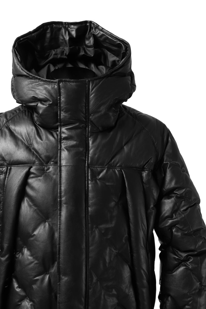画像をギャラリービューアに読み込む, ISAMU KATAYAMA BACKLASH HOODED DOWN MOUNTAIN JACKET / KANGAROO + POLISH WHITE GOOSE (BLACK)