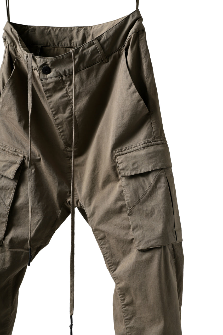 画像をギャラリービューアに読み込む, 11 BY BORIS BIDJAN SABERI CARGO POCKET PANTS / OBJECT DYED &quot;P21B-F-1482&quot; (MUD GREY)