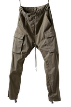 画像をギャラリービューアに読み込む, 11 BY BORIS BIDJAN SABERI CARGO POCKET PANTS / OBJECT DYED &quot;P21B-F-1482&quot; (MUD GREY)