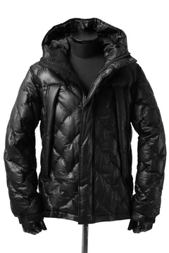 画像をギャラリービューアに読み込む, ISAMU KATAYAMA BACKLASH HOODED DOWN MOUNTAIN JACKET / KANGAROO + POLISH WHITE GOOSE (BLACK)