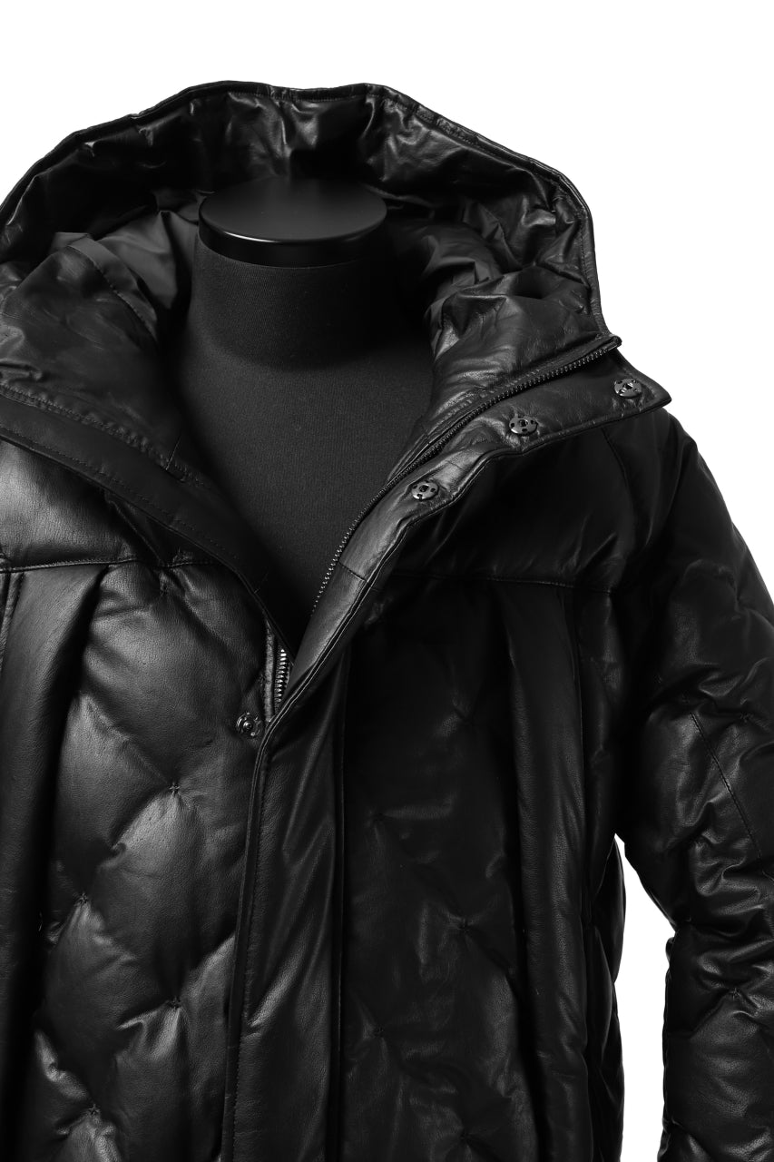 画像をギャラリービューアに読み込む, ISAMU KATAYAMA BACKLASH HOODED DOWN MOUNTAIN JACKET / KANGAROO + POLISH WHITE GOOSE (BLACK)
