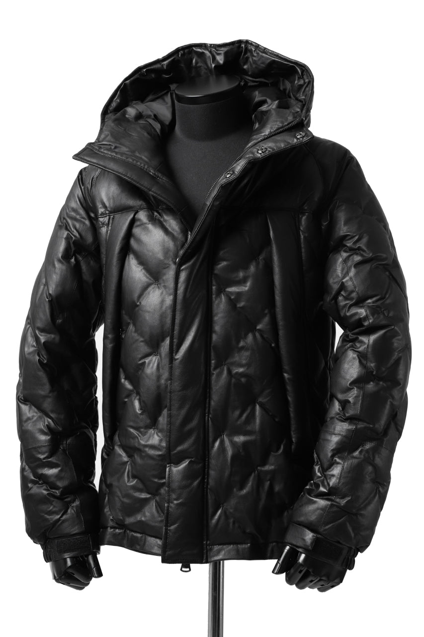 画像をギャラリービューアに読み込む, ISAMU KATAYAMA BACKLASH HOODED DOWN MOUNTAIN JACKET / KANGAROO + POLISH WHITE GOOSE (BLACK)