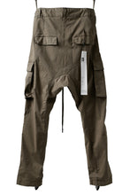 画像をギャラリービューアに読み込む, 11 BY BORIS BIDJAN SABERI CARGO POCKET PANTS / OBJECT DYED &quot;P21B-F-1482&quot; (MUD GREY)