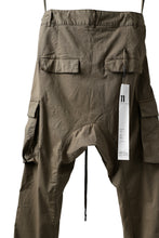 Load image into Gallery viewer, 11 BY BORIS BIDJAN SABERI CARGO POCKET PANTS / OBJECT DYED "P21B-F-1482" (MUD GREY)