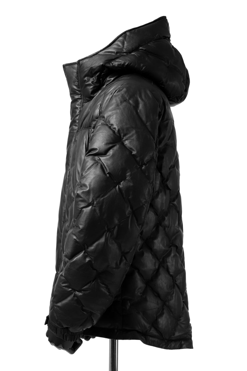 画像をギャラリービューアに読み込む, ISAMU KATAYAMA BACKLASH HOODED DOWN MOUNTAIN JACKET / KANGAROO + POLISH WHITE GOOSE (BLACK)