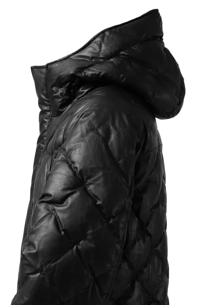画像をギャラリービューアに読み込む, ISAMU KATAYAMA BACKLASH HOODED DOWN MOUNTAIN JACKET / KANGAROO + POLISH WHITE GOOSE (BLACK)