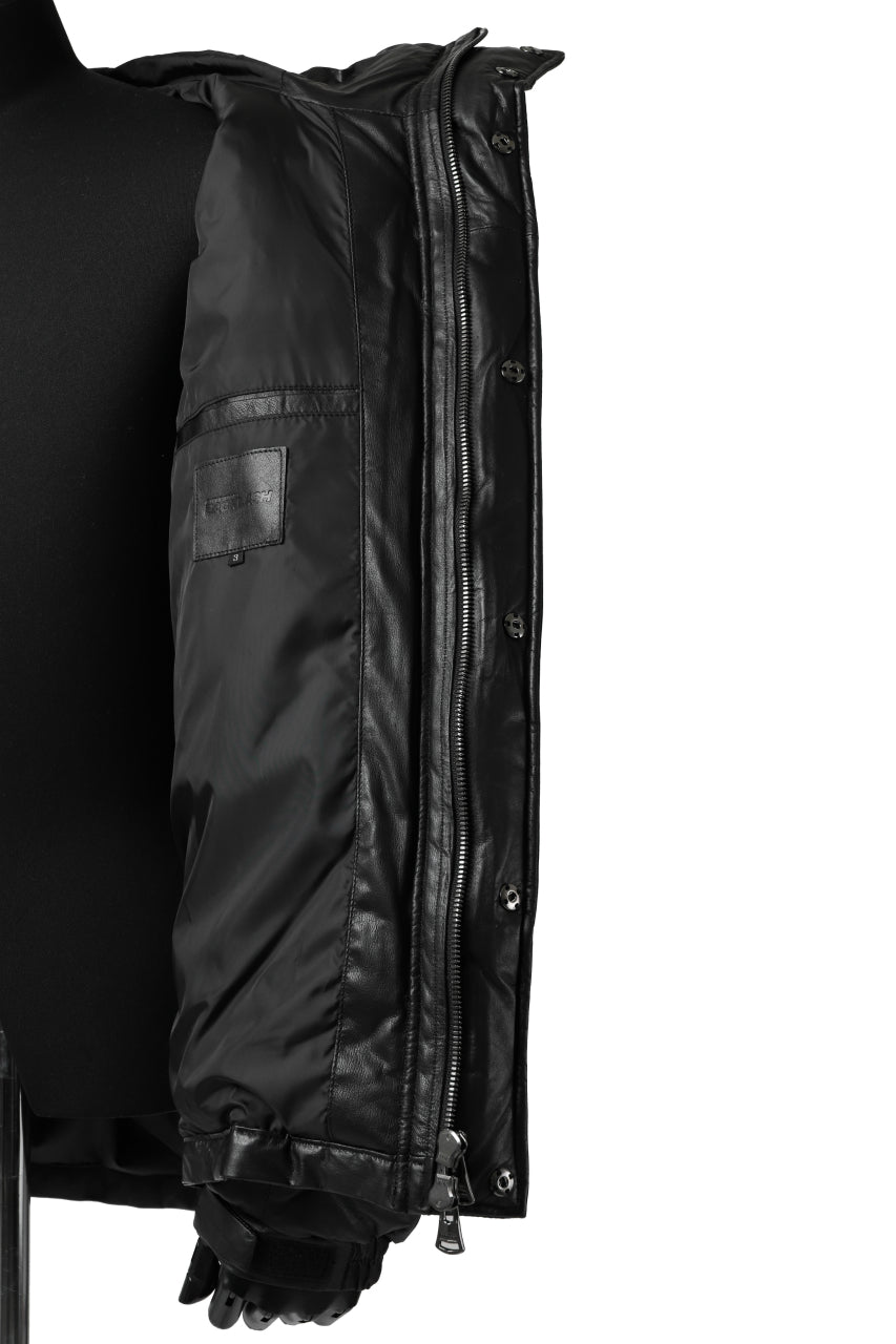 画像をギャラリービューアに読み込む, ISAMU KATAYAMA BACKLASH HOODED DOWN MOUNTAIN JACKET / KANGAROO + POLISH WHITE GOOSE (BLACK)