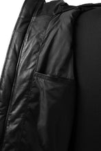 画像をギャラリービューアに読み込む, ISAMU KATAYAMA BACKLASH HOODED DOWN MOUNTAIN JACKET / KANGAROO + POLISH WHITE GOOSE (BLACK)