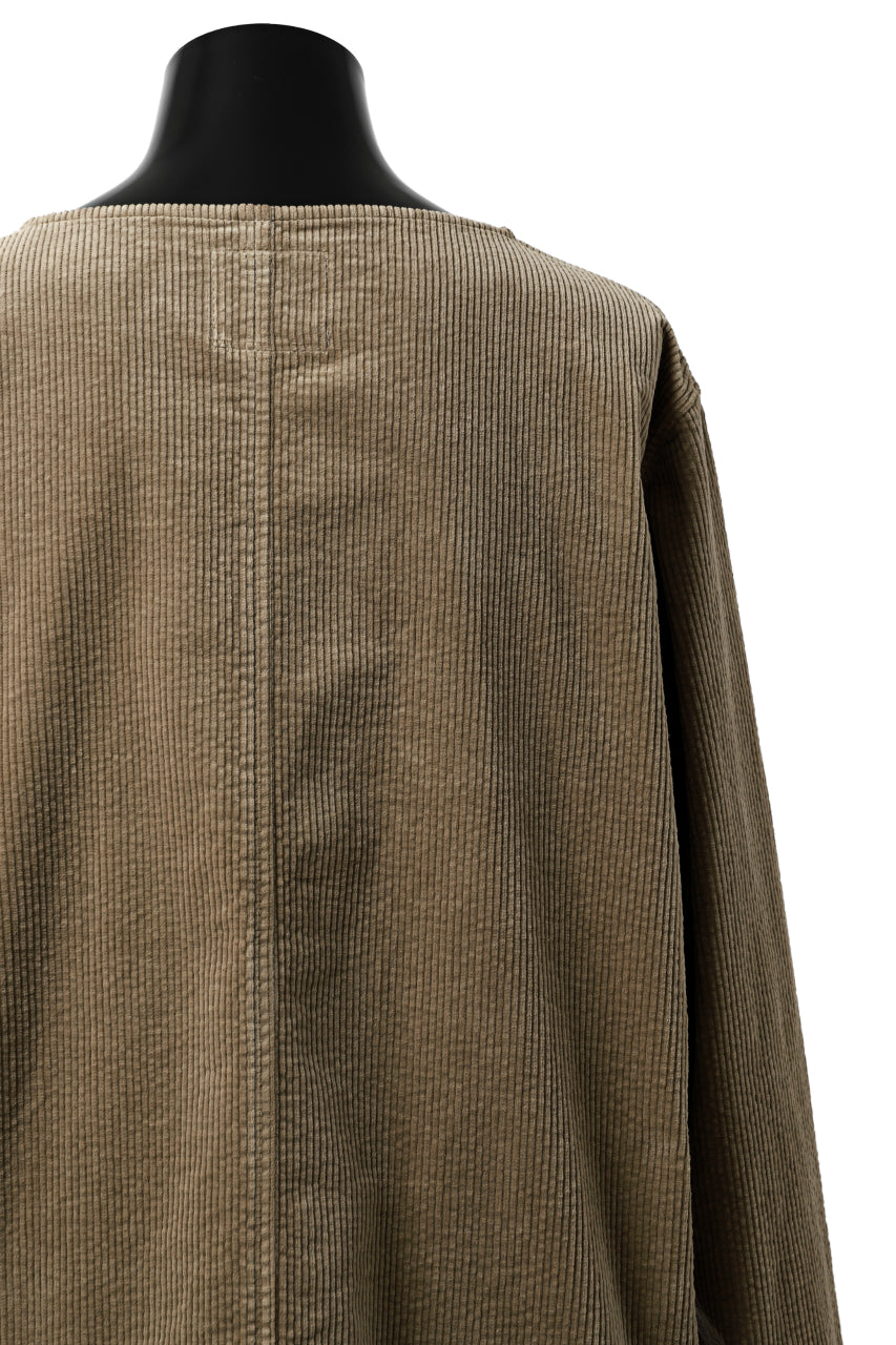 Load image into Gallery viewer, ISAMU KATAYAMA BACKLASH LOOSEY KNIT PULLOVER / PIGMENT PRINTED (GREY)