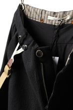 画像をギャラリービューアに読み込む, Aleksandr Manamis Slit Cropped Pant with Suspender (BLACK)