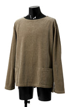 Load image into Gallery viewer, ISAMU KATAYAMA BACKLASH LOOSEY KNIT PULLOVER / PIGMENT PRINTED (GREY)