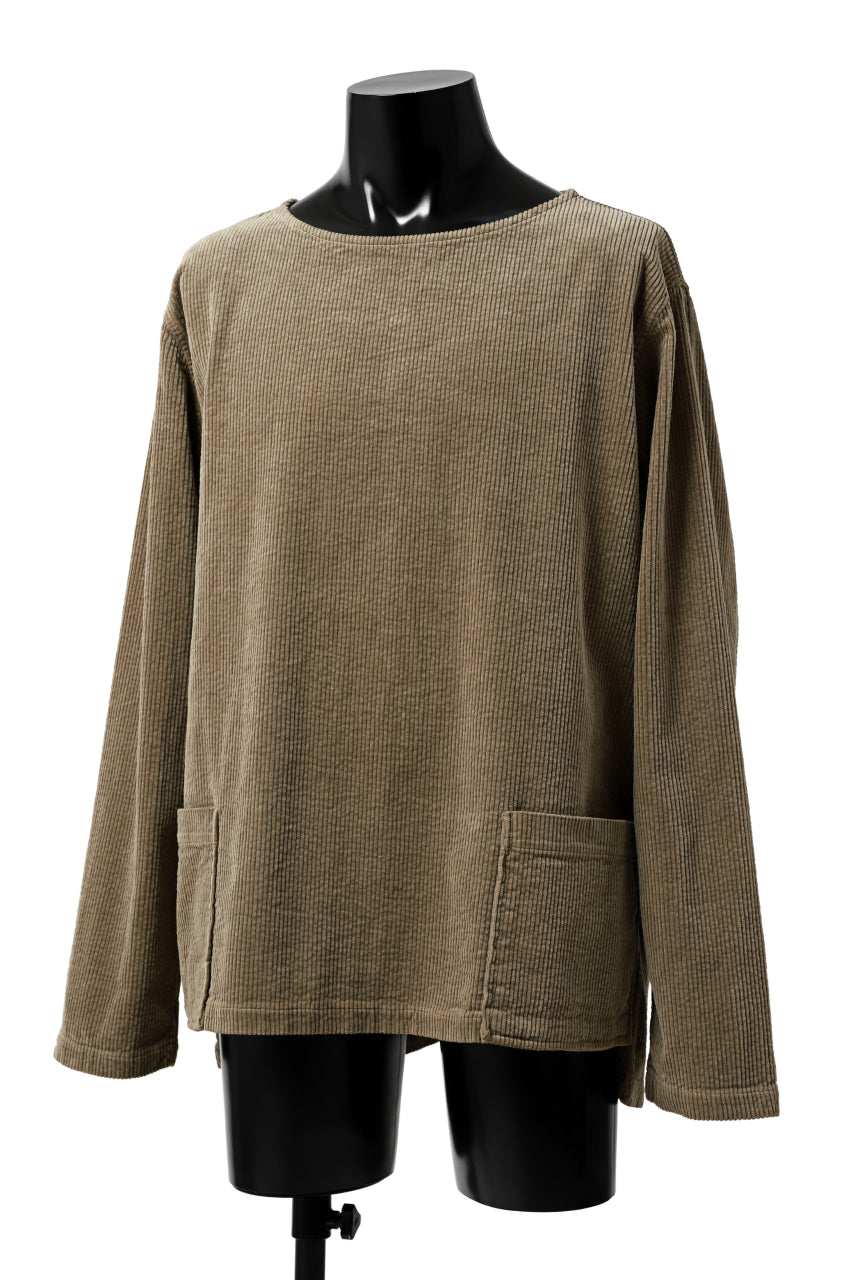 Load image into Gallery viewer, ISAMU KATAYAMA BACKLASH LOOSEY KNIT PULLOVER / PIGMENT PRINTED (GREY)