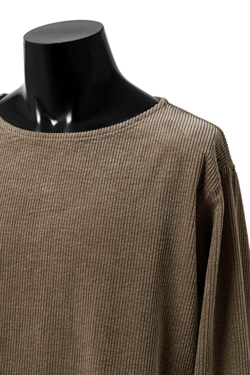 Load image into Gallery viewer, ISAMU KATAYAMA BACKLASH LOOSEY KNIT PULLOVER / PIGMENT PRINTED (GREY)