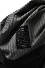 画像をギャラリービューアに読み込む, SOSNOVSKA exclusive FLYING DOWN SHIRT COAT (GREY STRIPE)