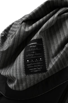 画像をギャラリービューアに読み込む, SOSNOVSKA exclusive FLYING DOWN SHIRT COAT (GREY STRIPE)