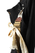 画像をギャラリービューアに読み込む, Aleksandr Manamis Slit Cropped Pant with Suspender (BLACK)