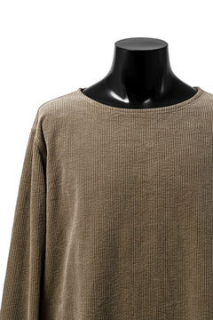 Load image into Gallery viewer, ISAMU KATAYAMA BACKLASH LOOSEY KNIT PULLOVER / PIGMENT PRINTED (GREY)