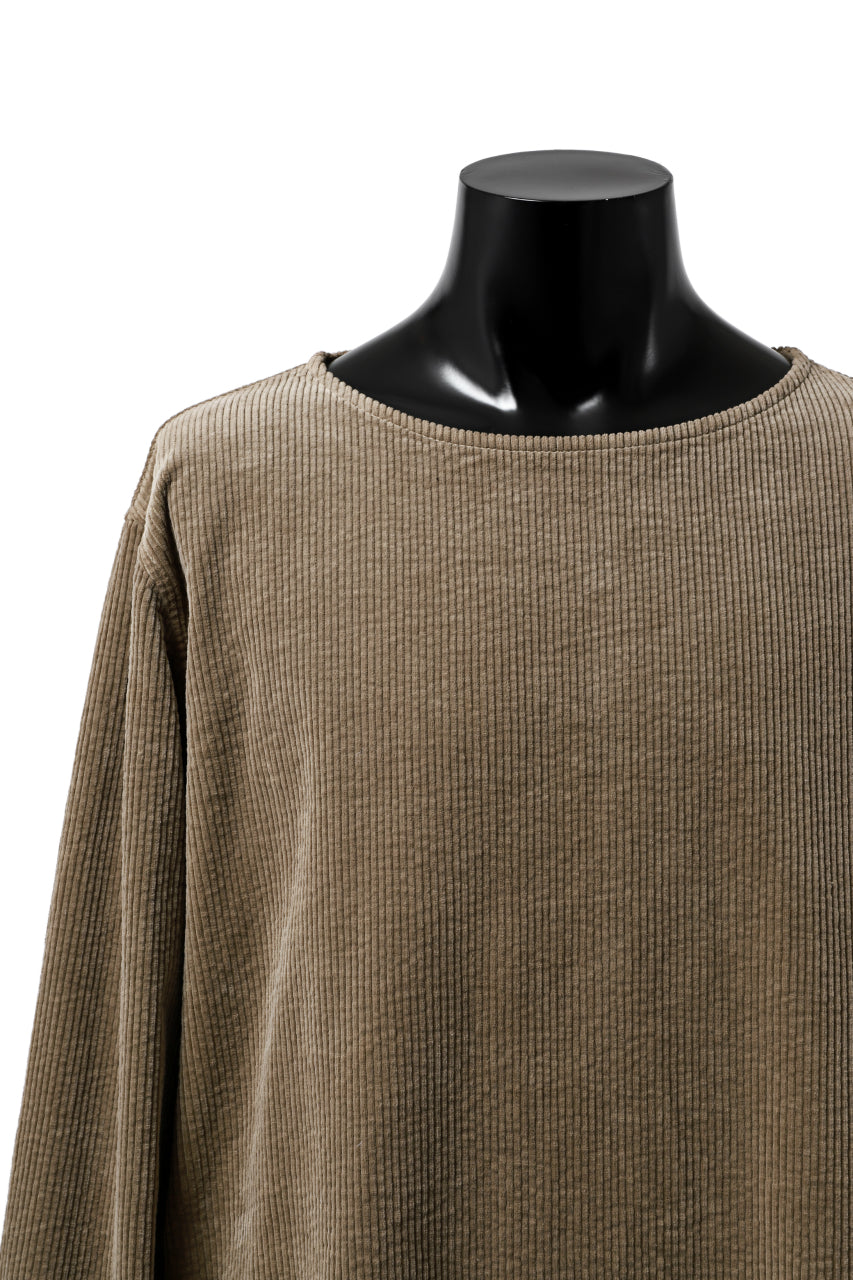 Load image into Gallery viewer, ISAMU KATAYAMA BACKLASH LOOSEY KNIT PULLOVER / PIGMENT PRINTED (GREY)