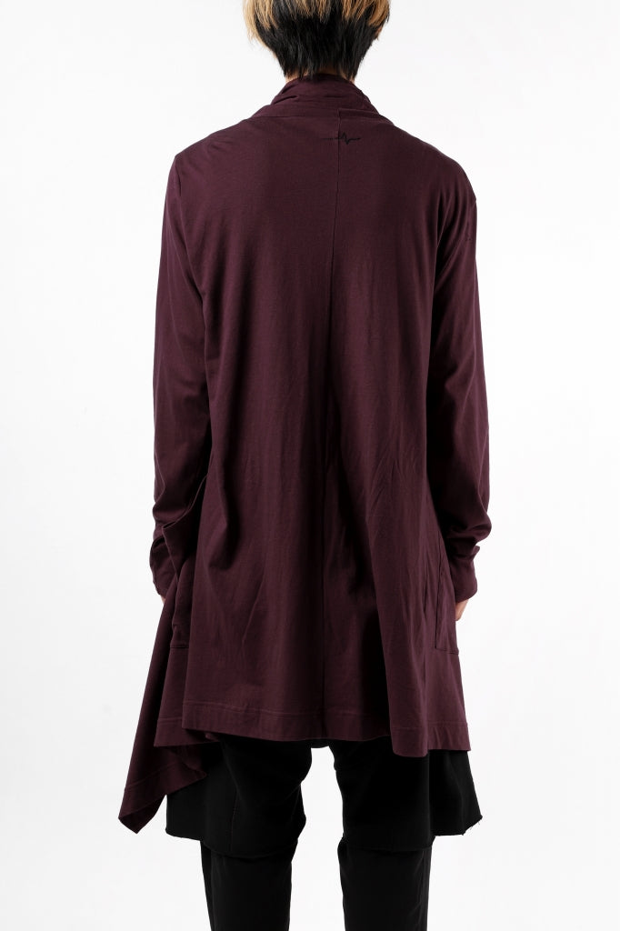 Load image into Gallery viewer, FIRST AID TO THE INJURED THEODOR DRAPE CARDIGAN / SINGLE JERSEY (OXE)