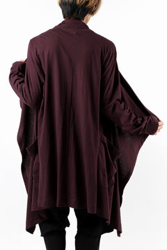 Load image into Gallery viewer, FIRST AID TO THE INJURED THEODOR DRAPE CARDIGAN / SINGLE JERSEY (OXE)
