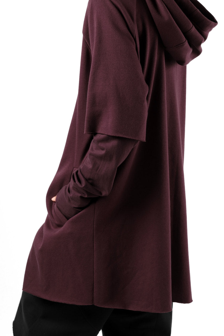Load image into Gallery viewer, FIRST AID TO THE INJURED HOODY LAYERED SLEEVE ZIP PARKA / FRENCH TERRY + JERSEY (OXE)