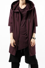 Load image into Gallery viewer, FIRST AID TO THE INJURED HOODY LAYERED SLEEVE ZIP PARKA / FRENCH TERRY + JERSEY (OXE)